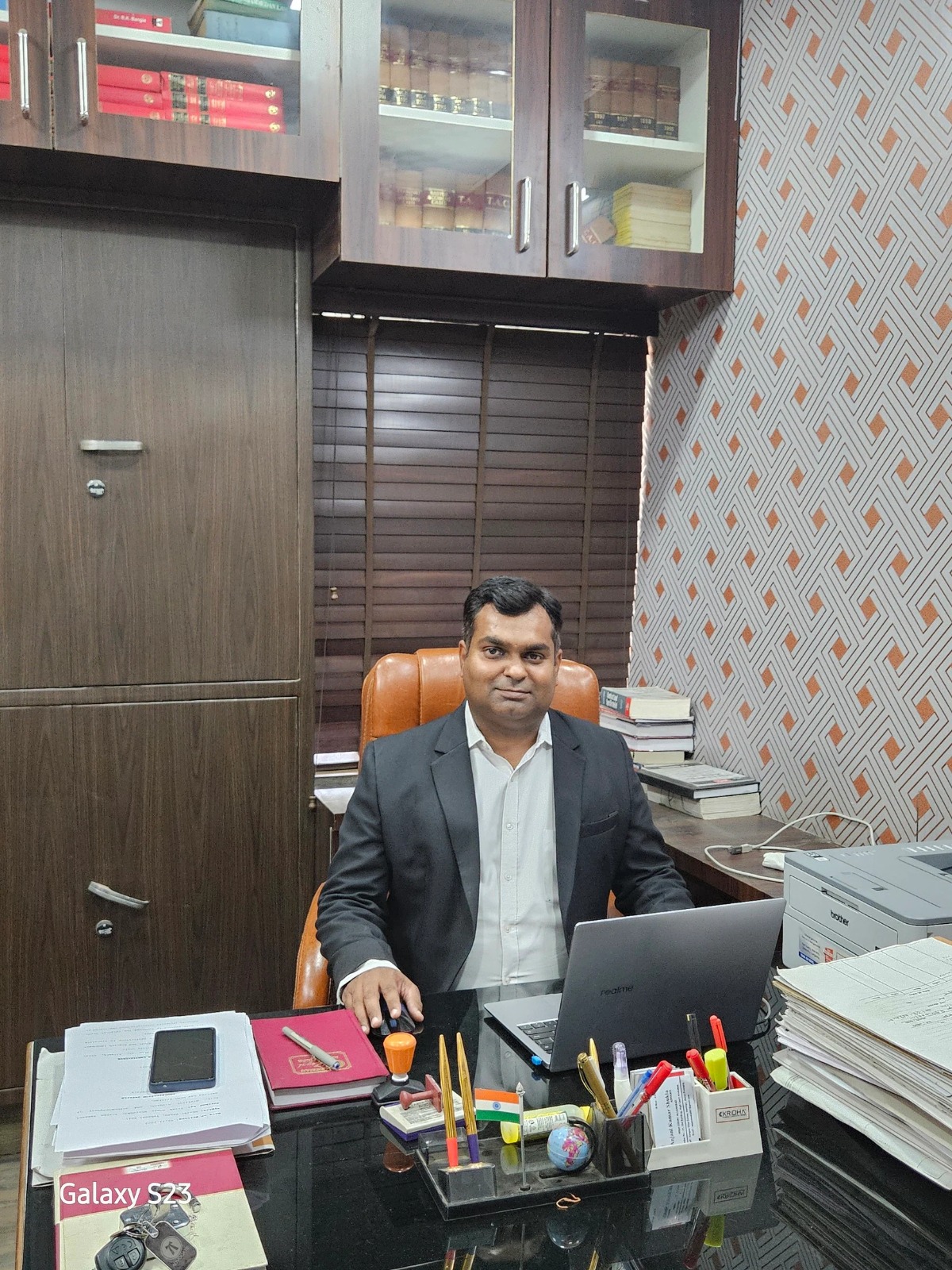 Conference room for client meetings